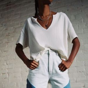 BDG Jamie Split Neck Tee